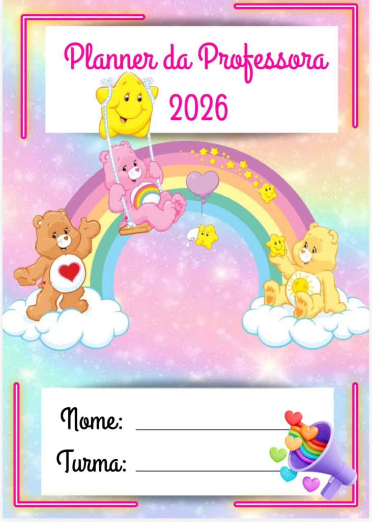 Capa Planner da Professora 2026